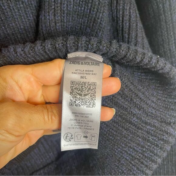 Zadig & Voltaire Attila Jacket NWOT Size M/L - Picture 14 of 16